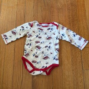 Firefighter theme onesie